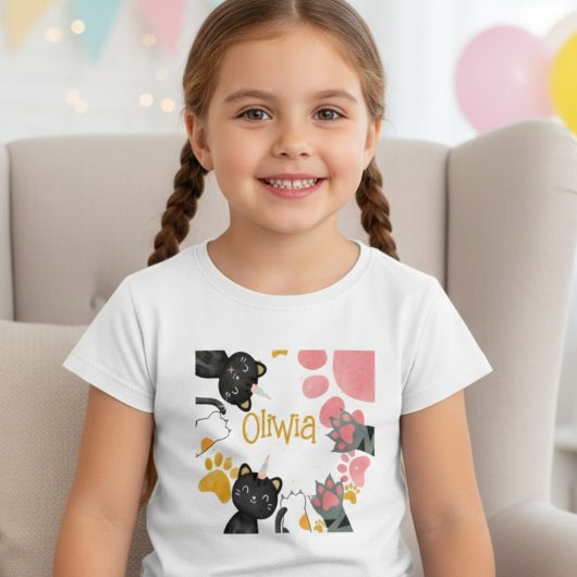 Pour Les Tous Petits T-shirt Magic caticorn Toddler