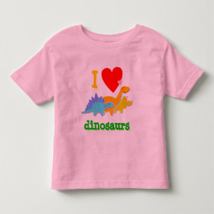 Pour Les Tous Petits T-shirt mignon de dinosaures d'amour d'I