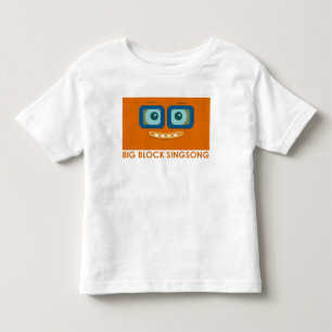 Pour Les Tous Petits T-shirt orange d'enfant en bas âge de bande