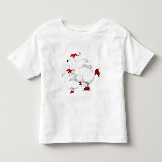 Pour Les Tous Petits T-shirt Ours de Noël (Devant)