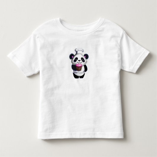 Pour Les Tous Petits T-shirt ours panda mignon (Devant)