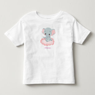 Pour Les Tous Petits T-shirt personnalisé Baby Elephant Toddler