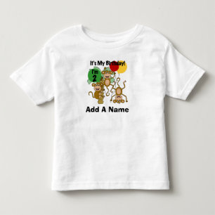 Pour Les Tous Petits T-shirt personnalisé d'anniversaire d'éclat de