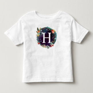 Pour Les Tous Petits T-shirt personnalisé de monogramme de la lettre