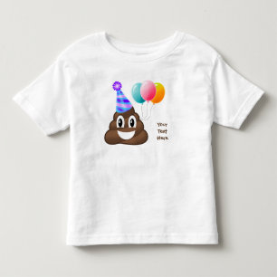 Pour Les Tous Petits T-shirt personnalisé d'enfant en bas âge d'Emoji