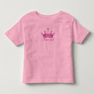Pour Les Tous Petits T-shirt Princesse Couronne personnalisée