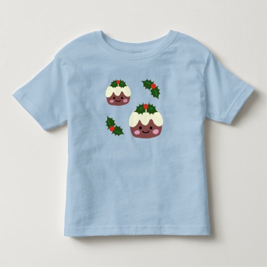 Pour Les Tous Petits T-shirt Pudding de Noël (Devant)