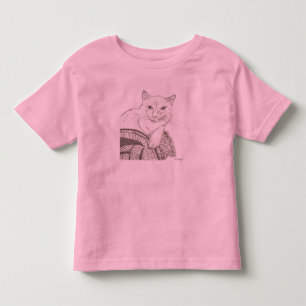 Pour Les Tous Petits T-shirt Ragdoll Portrait Toddler Ringer