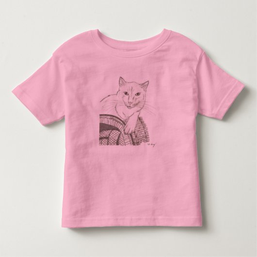 Pour Les Tous Petits T-shirt Ragdoll Portrait Toddler Ringer (Devant)