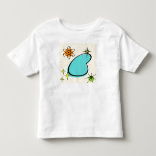 Pour Les Tous Petits T-shirt Retro Atomic Boomerang et Starbursts