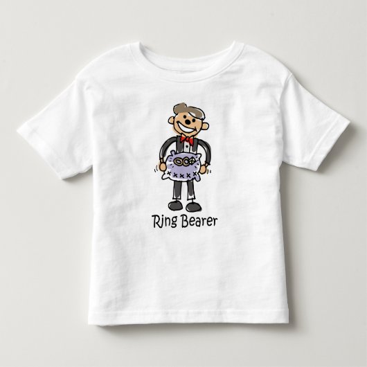 Pour Les Tous Petits T-shirt Ring Bearer (Devant)
