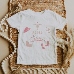 Pour Les Tous Petits T-Shirt Rodéo Soeur WYNONA Blush Rose Cowgirl