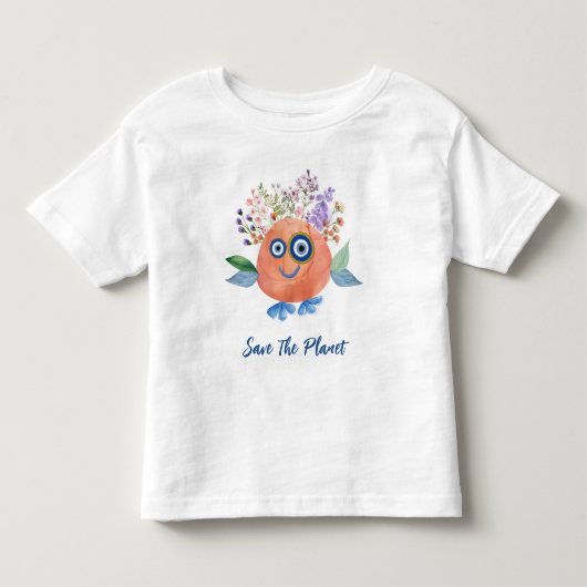 Pour Les Tous Petits T-Shirt Sauver la Planète (Devant)