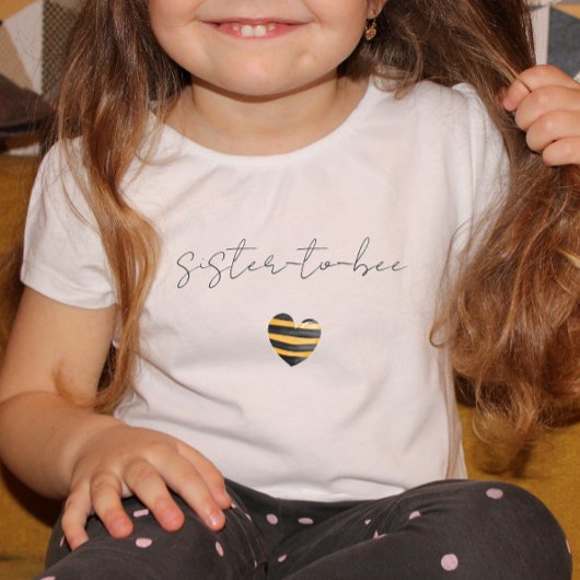 Pour Les Tous Petits T-shirt Soeur à être Bee Heart