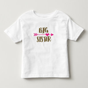 Pour Les Tous Petits T-shirt supérieur de grande soeur