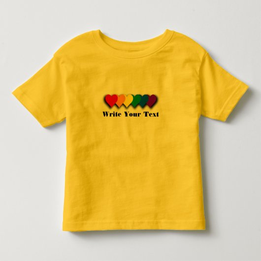 Pour Les Tous Petits T-shirt sur mesure de la LGBT pride (Devant)