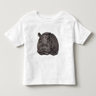 Pour Les Tous Petits T-shirt tête hippo