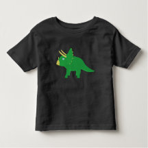 T-shirt Toddler avec un dessin animé Triceratops