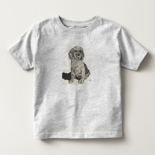 Pour Les Tous Petits : T-Shirt Toddler Cocker Spaniel (Devant)
