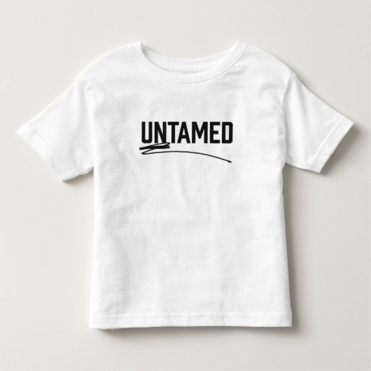Pour Les Tous Petits T-shirt Toddler non dompté (Devant)
