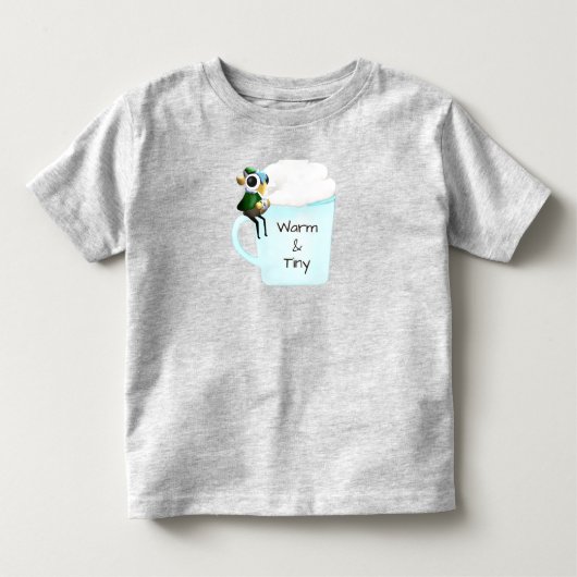 Pour Les Tous Petits T-shirt Warm & Tiny Eclipse The Tiny Dragon Cocoa (Devant)