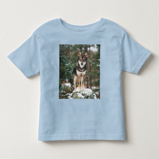 Pour Les Tous Petits T-shirt Wolfdog Toddler (Devant)