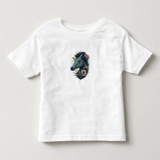 POUR LES TOUS PETITS T-SHIRT ZEBRA TODDLER (Devant)