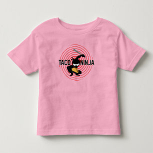 Pour Les Tous Petits Taco Ninja Design - T-shirt Jersey fin Toddler