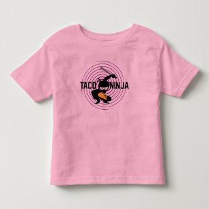 Pour Les Tous Petits Taco Ninja Design - T-shirt Jersey fin Toddler