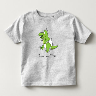 Pour Les Tous Petits Tippy Lil T-rex Baby Dinosaur Toddler Kids T-Shirt