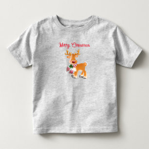 Pour Les Tous Petits Toddler T-Shirt vacances Rudolph