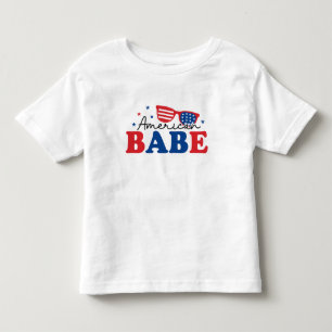 Pour Les Tous Petits Tout Bébé Américain - T-Shirt Enfant Patriotique