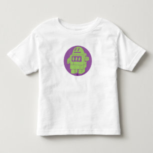 Pour Les Tous Petits Vert et pourpre badine le T-shirt