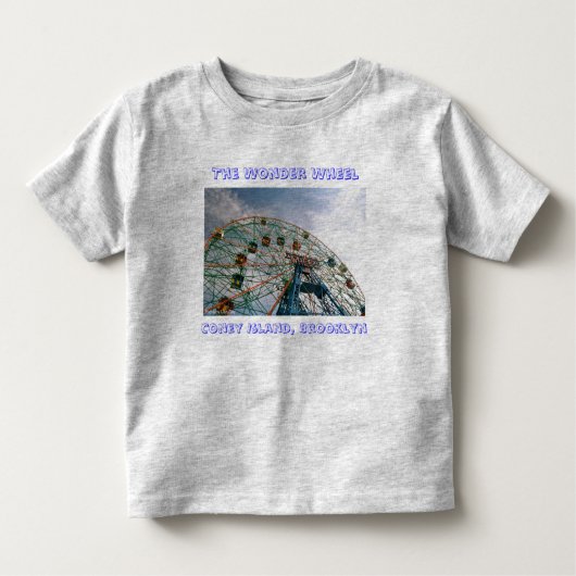 Pour Les Tous Petits Wonder Wheel Toddler's T-shirt (Devant)