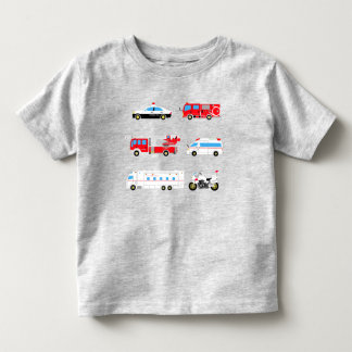 Pour Les Tous Petits working cars T-shirt