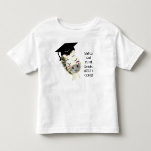 Pour Les Tous Petits Zebra Graduate, Me Voici Jersey T-Shirt