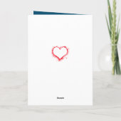 Pour lui carte bleue valentines (Dos)