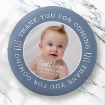 Pour Lui Saint Merci Baptême Pour Venir Photo<br><div class="desc">Ce design simple et moderne est composé de typographie serif et d'ajouter une photo personnalisée.</div>