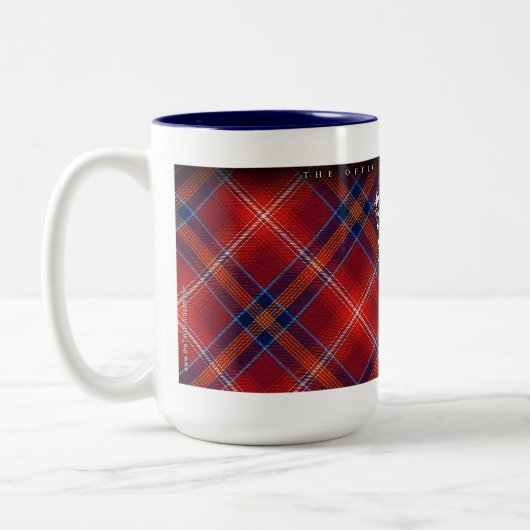 POUR LUI tasse bleue - Lichtie rouge - (Gauche)