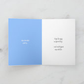 Pour ma carte d'anniversaire fleurie de mari (Intérieur)