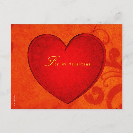 Pour ma carte postale Valentine (Devant)