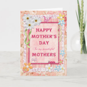 Pour ma mère artisanat carte de fête des mères