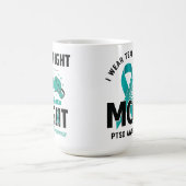 Pour ma mère Mug en céramique de sensibilisation a (Centre)