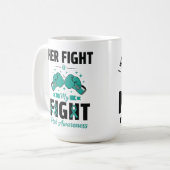 Pour ma mère Mug en céramique de sensibilisation a (Devant gauche)