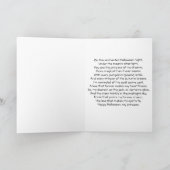 Pour ma princesse sur la carte Halloween (Intérieur)