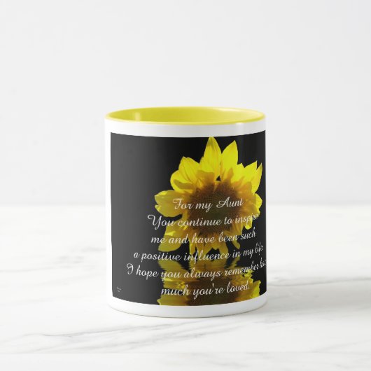 Pour ma tante - Mug (Centre)