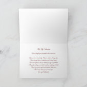 Pour ma Valentine une carte (Intérieur)