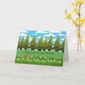 Pour Mama Anniversaire Mignonne lapin avec carte m (Fleur jaune)