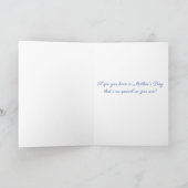 Pour Maman sur la Fête des Mères Carte de Jardin F (Intérieur)