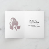 Pour maman, une carte croisée d'anniversaire (Intérieur)